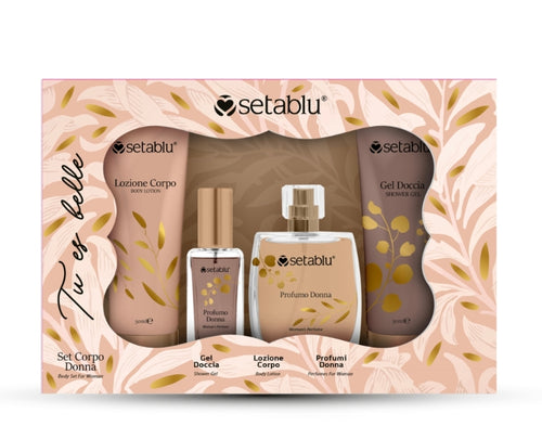SET REGALO PROFUMAZIONE DONNA 4PZ TU ES BELLE