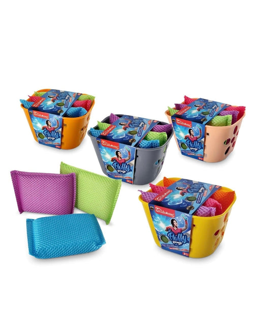 SPUGNA FLUFFY SPONGE IN CESTINO 3 PZ