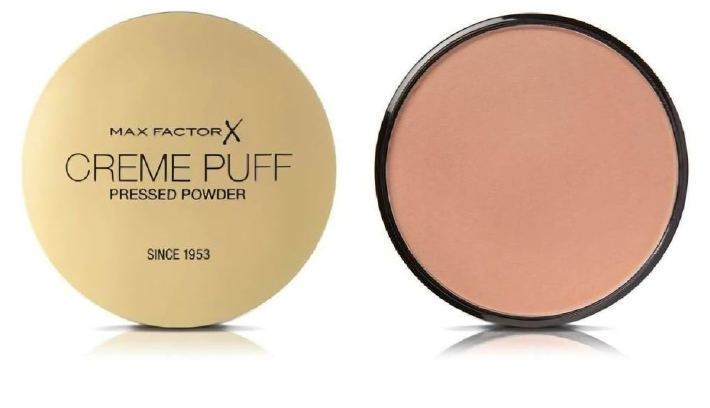 Max Factor Cipria Compatta Creme Puff, Cipria Opacizzante Effetto Matte, Texture Leggera, 005 Translucent