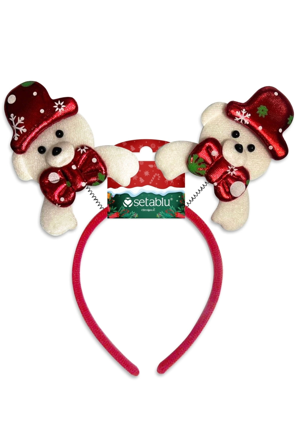 CERCHIETTO PUPAZZI DI NEVE NATALE