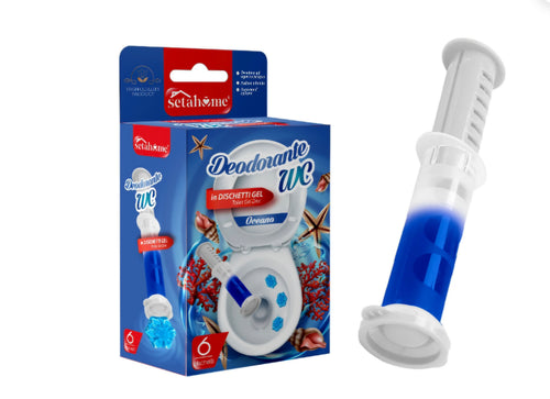 DEODORANTE WC IN DISCHETTI GEL OCEANO