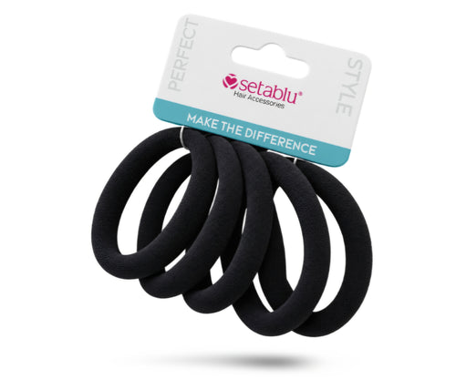 ELASTICI 6 PEZZI NERI