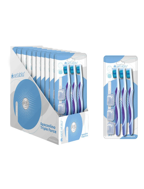 SET 3 SPAZZOLINI TRIPLE FORCE