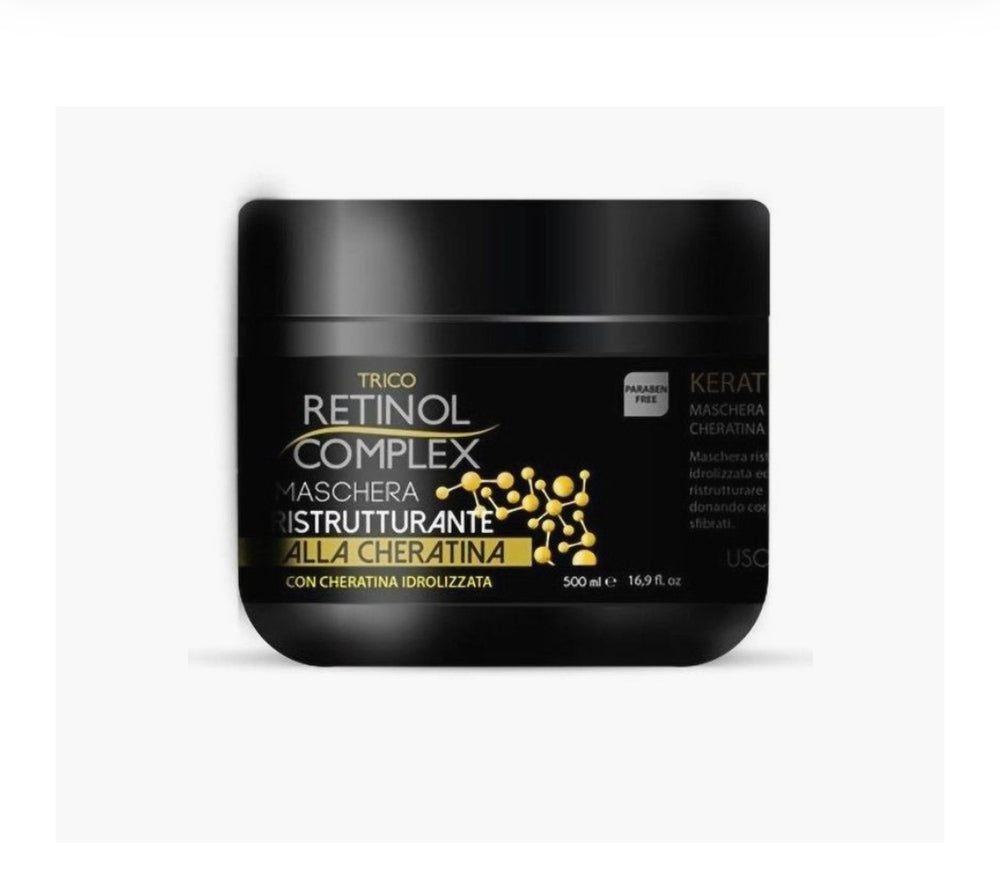 Maschera Ristrutturante capelli alla Cheratina 500ml