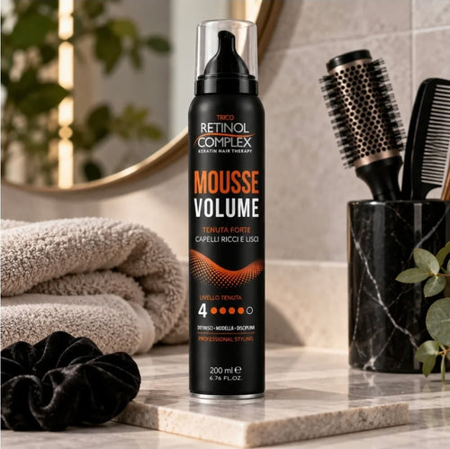 MOUSSE VOLUME CAPELLI RICCI E LISCI 200ml